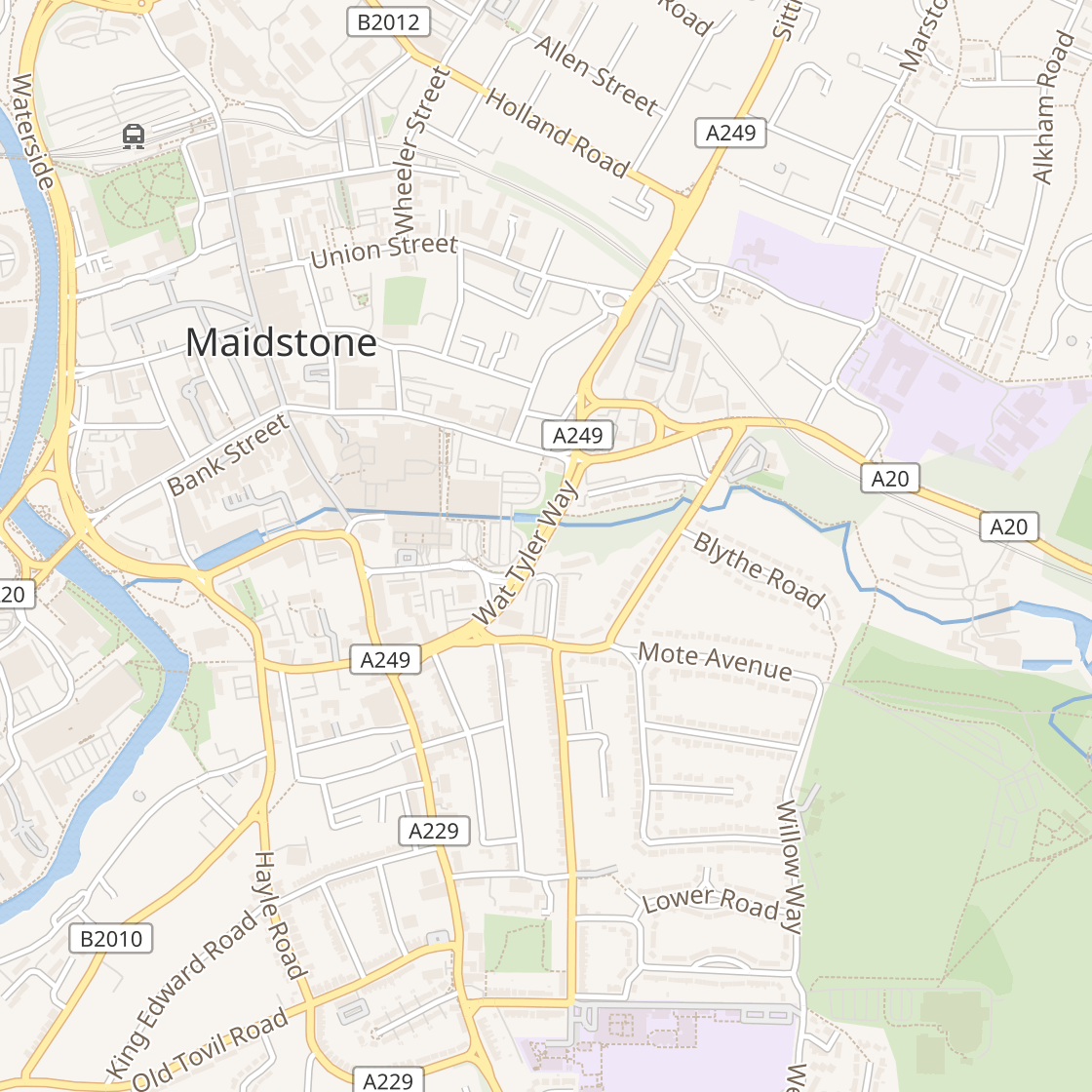 Illustrative local ranking heatmap for the search "farm shop near me"